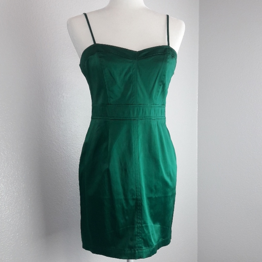 Forever 21 Jewel Tone Emerald Dress